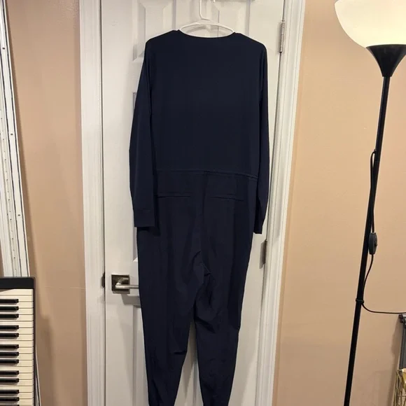 Athleta Deep Blue Women's Jumpsuit - Picture 3 of 7